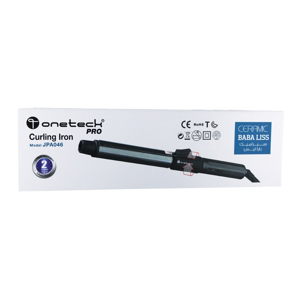 Onetech Curling Iron | Black - 26X125 Mm