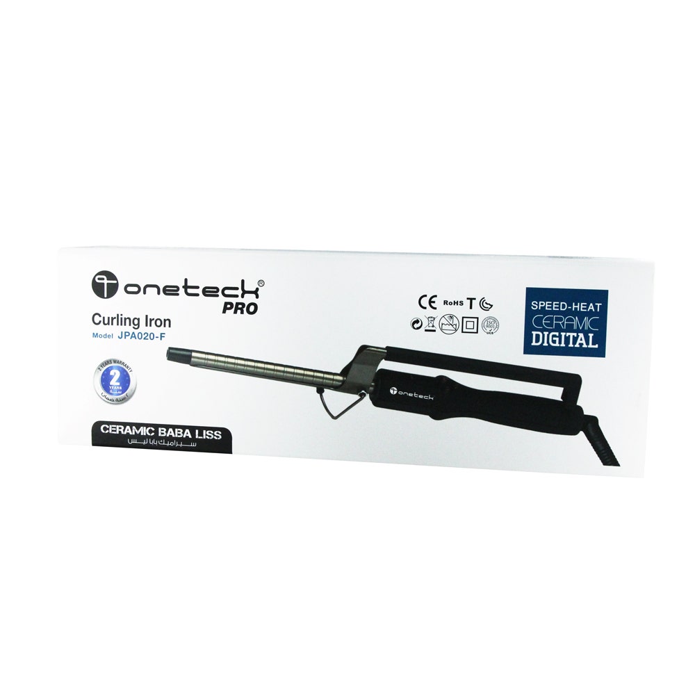 Onetech Curling Iron | Black- 13X158 Mm