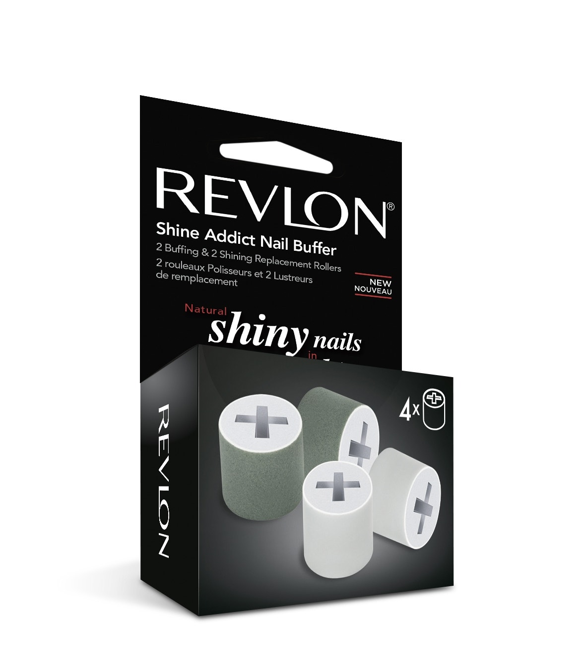 Revlon Electricals Shine Addict Nail Buffer Rollers | 1 Pc