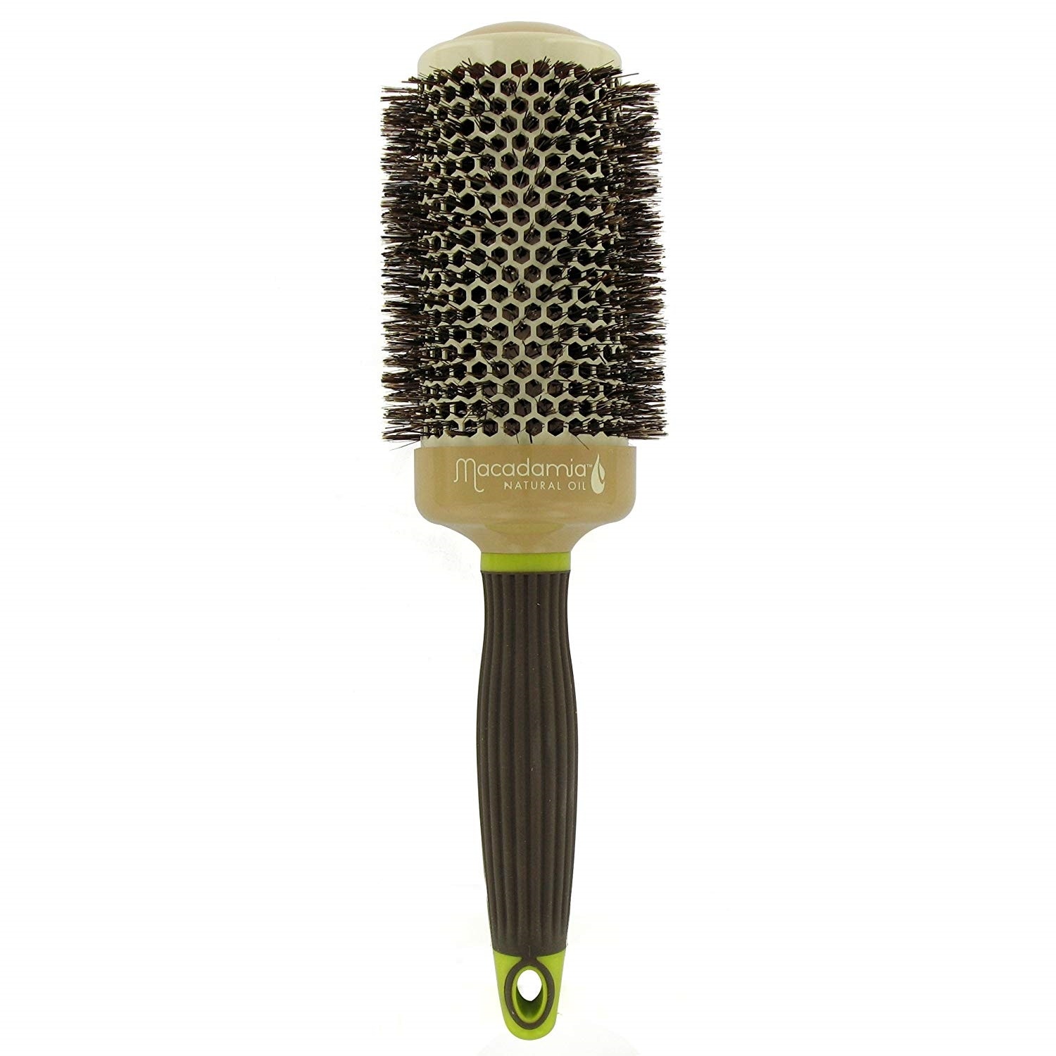 Macadamia Natural Bristle Ceramic Round Brush | 53 Mm