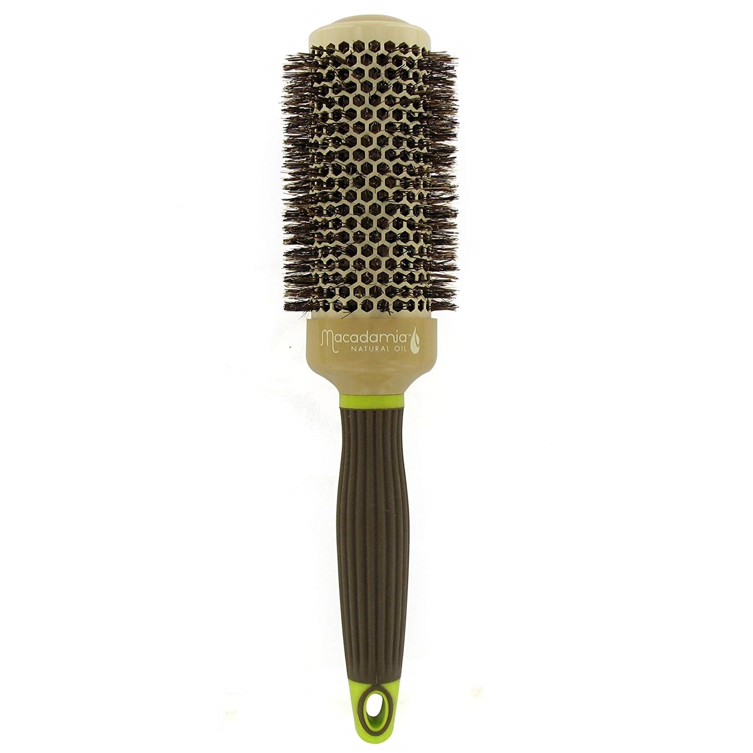 Macadamia Natural Bristle Ceramic Round Brush | 43 Mm