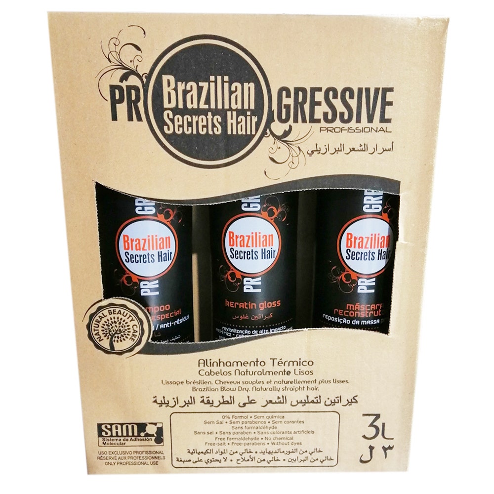 Brazilian Secrets Hair Progressive Kit | 3X1000 Ml