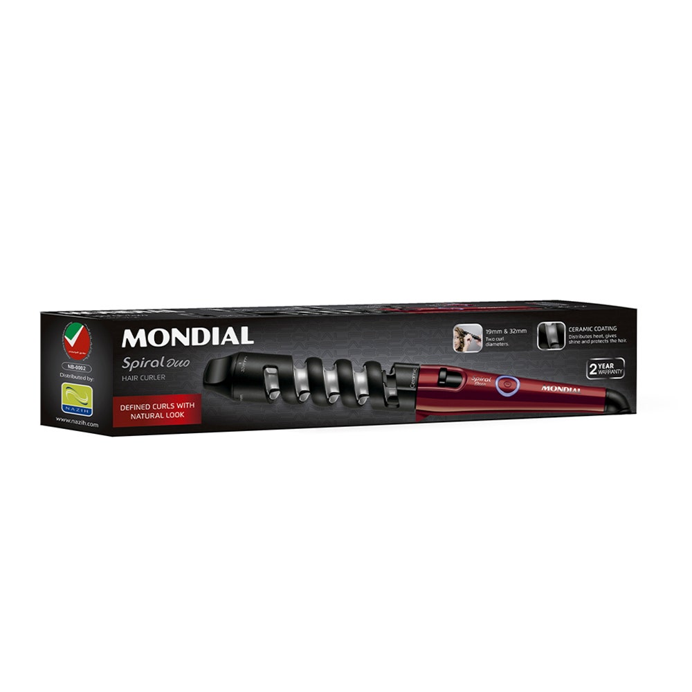 Mondial Curling Iron Spiral Duo Em-09 / 4279-01