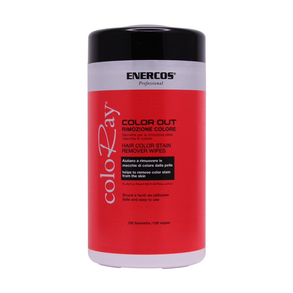 Enercos Professional Coloray Color Remover | 100 Wipes