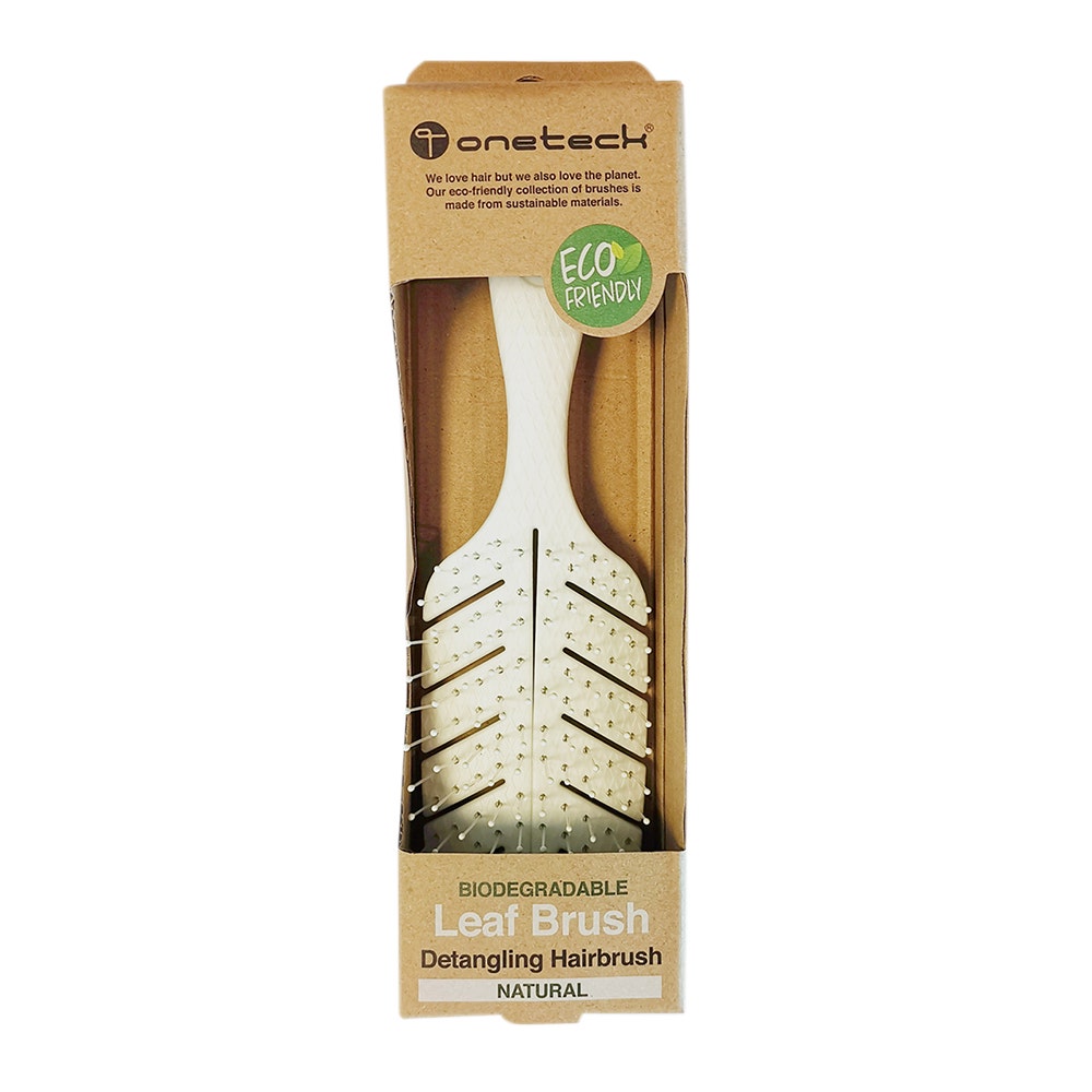 Onetech Biodegradable Leaf Detangling Hair Brush