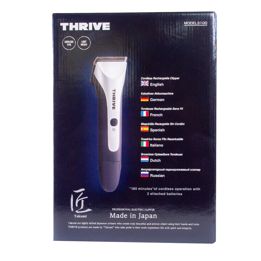 Thrive Cordless W/Blade+Extra Batt Hair Clipper