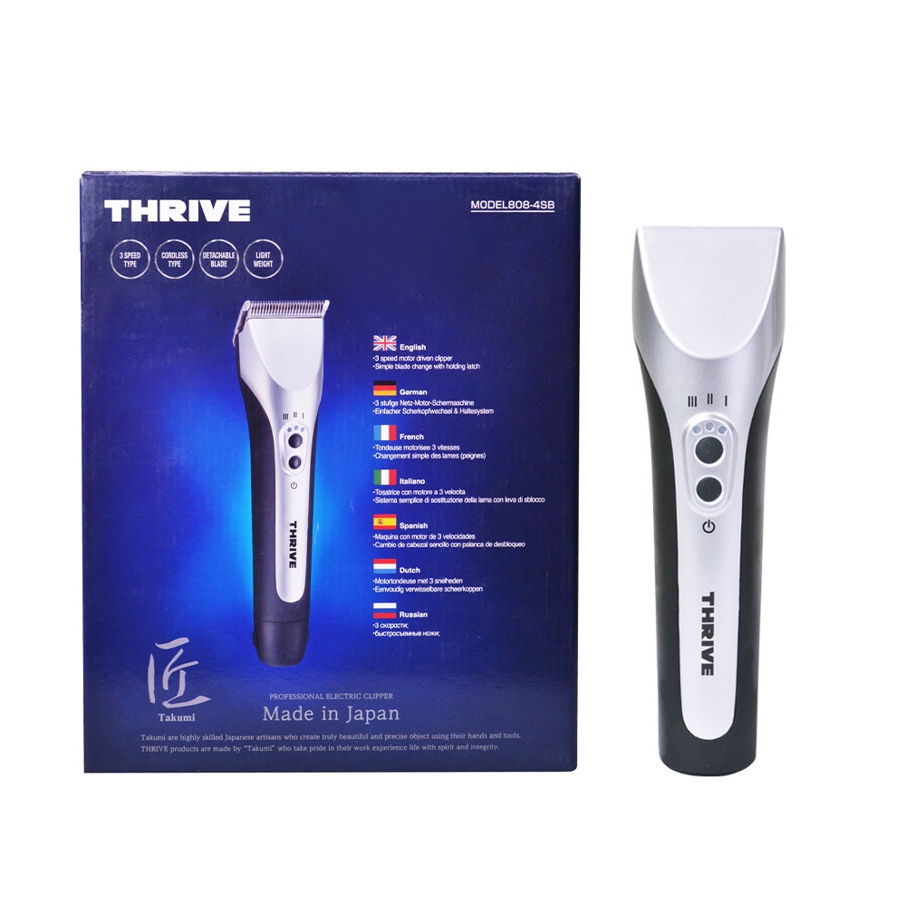 Thrive Cordless W/ Blades #000 +#1 Hair Clipper