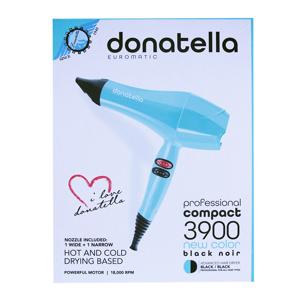 Nuova Donatella Hair Dryer 3900 Uk Plug |Turquoise