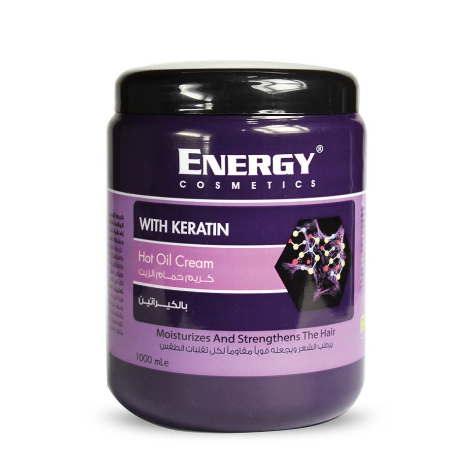 Energy Cosmetics Keratin Hot Oil Cream | 1000 Ml