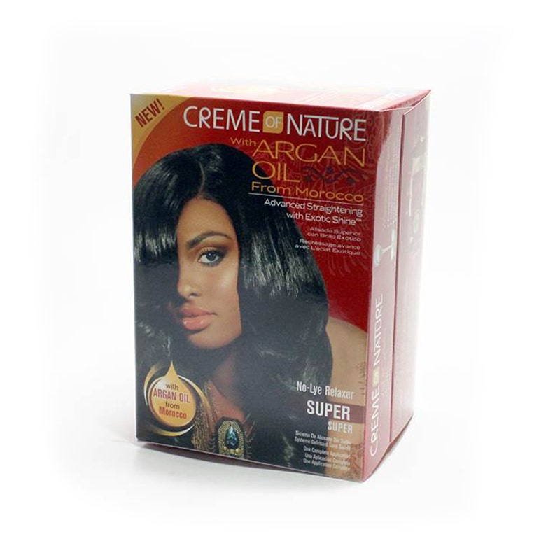 كريم الطبيعة Argan Relaxer Super Kit