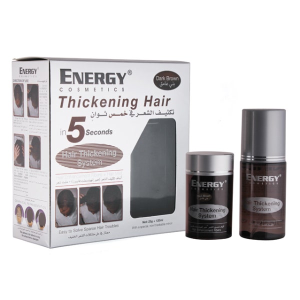 Energy Cosmetics Hair Thickening System Kit