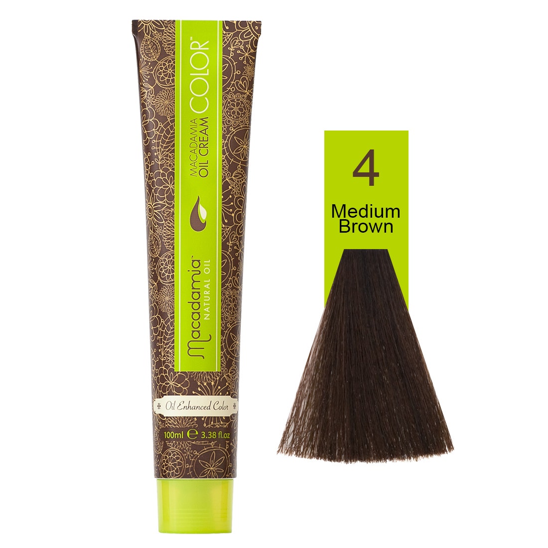 Macadamia Natural Color 4 | Naturals Medium Brown- 100 Ml