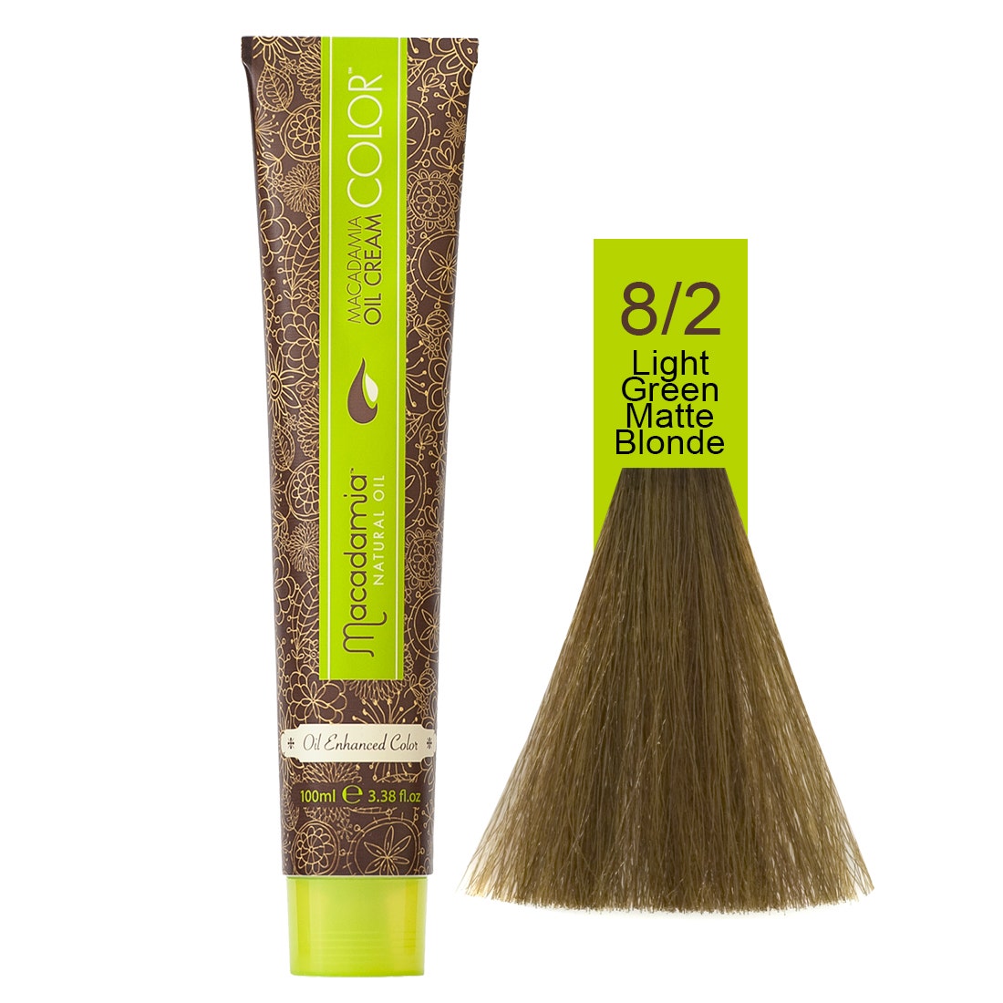 Macadamia Natural Color 8/2 | Light Green Blonde- 100 Ml