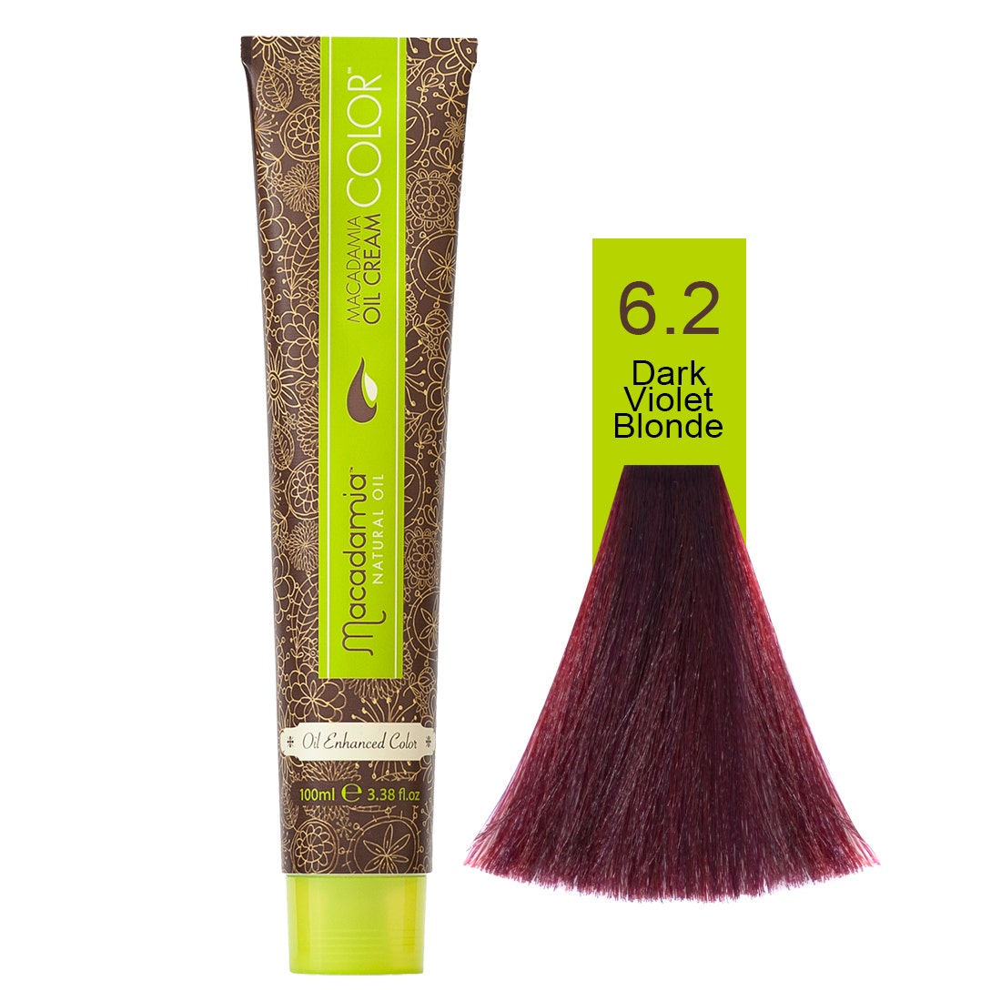 Macadamia Natural Color 6.2 | Dark Violet Blonde- 100 Ml