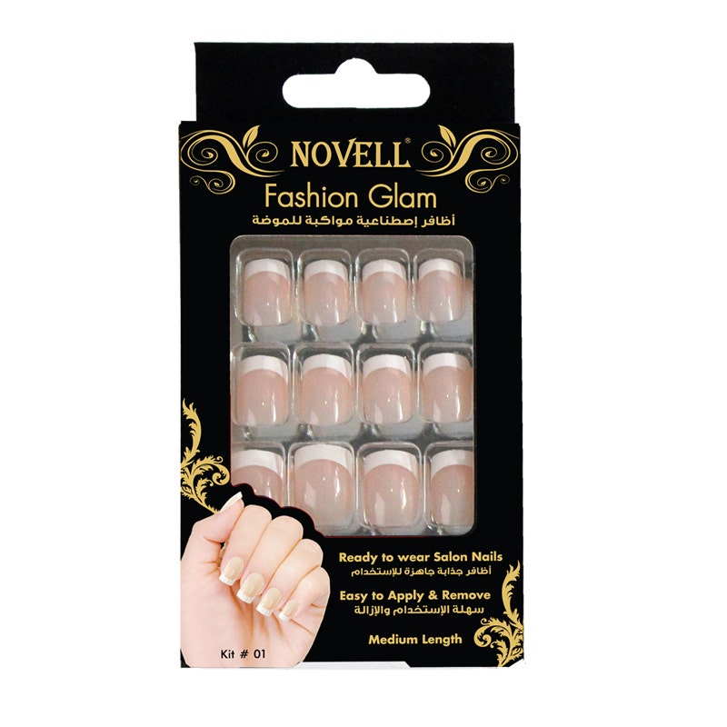 Novell Artificial Fashion Nail Kit#01 | Kit