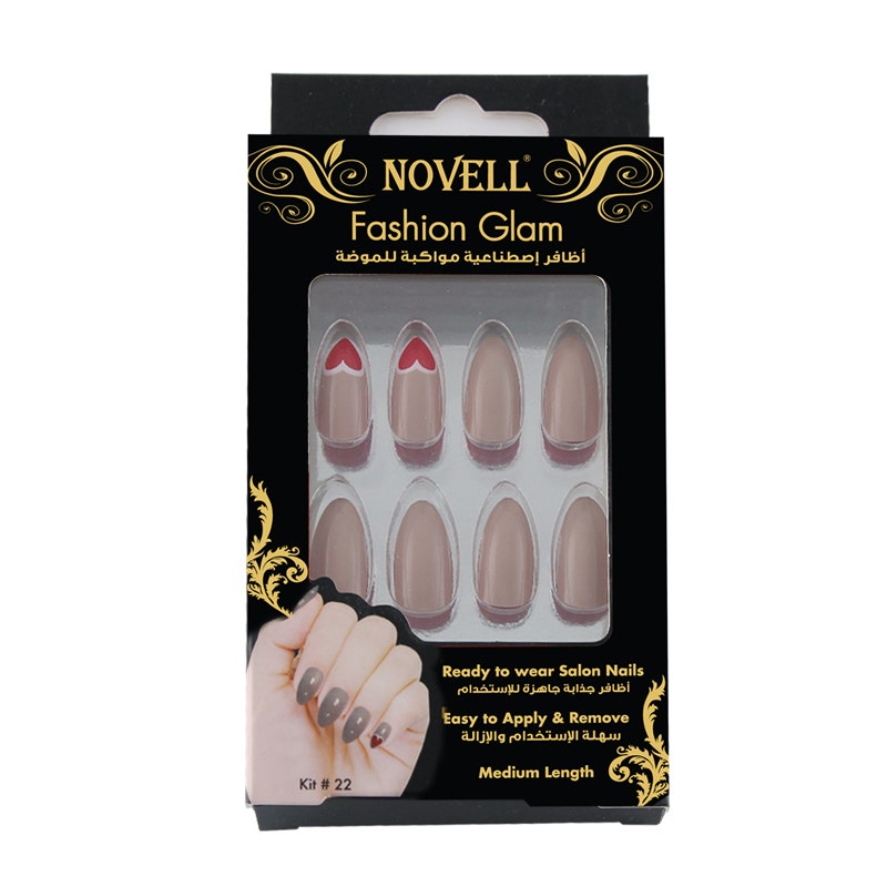 Novell Artificial Fashion Nail Kit#22 | 1 Kit