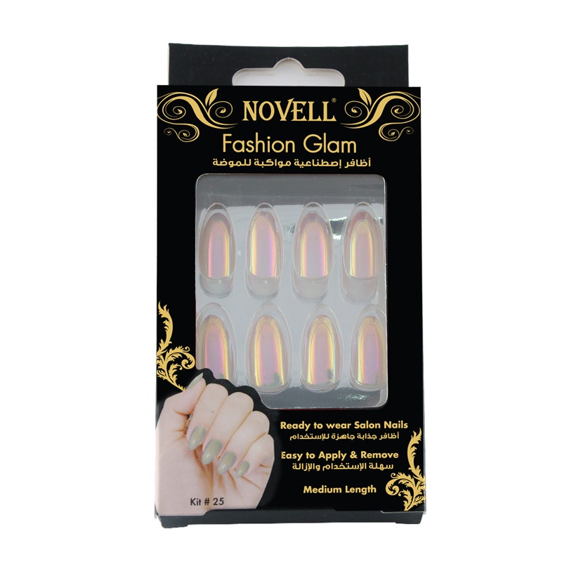 Novell Artificial Fashion Nail Kit#25 | 1 Kit