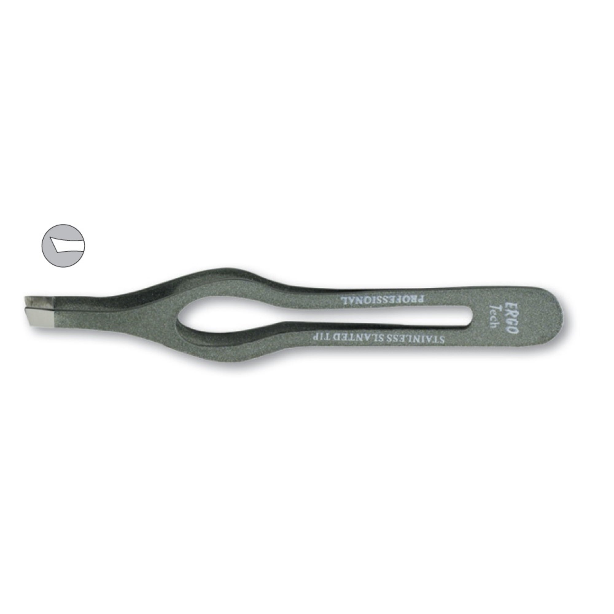 Kiepe Ergo Tech Stainless Steel Tweezer | Grey- 4 Inches