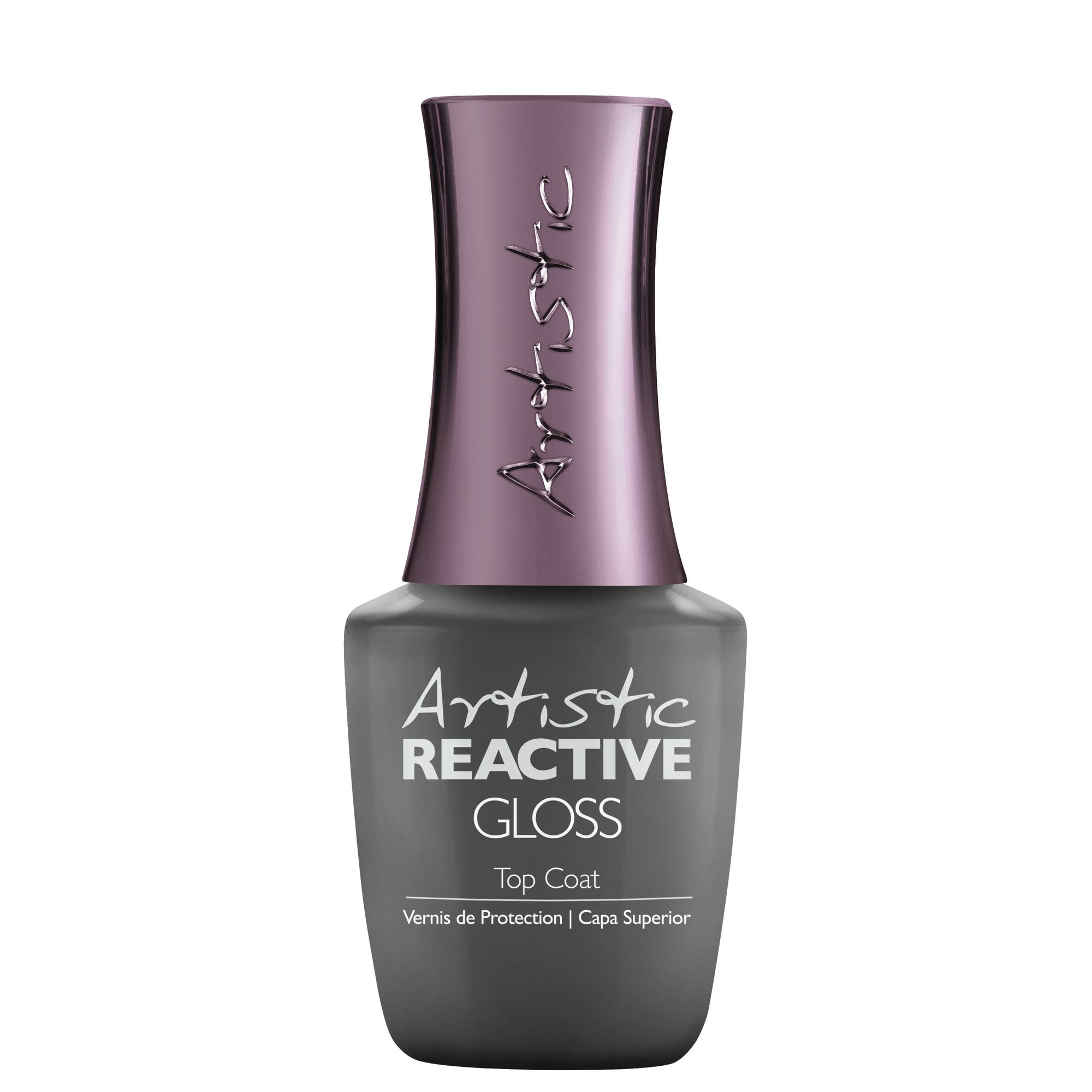 Artistic Nail Design Reactive Gloss Top Coat | 15 Ml