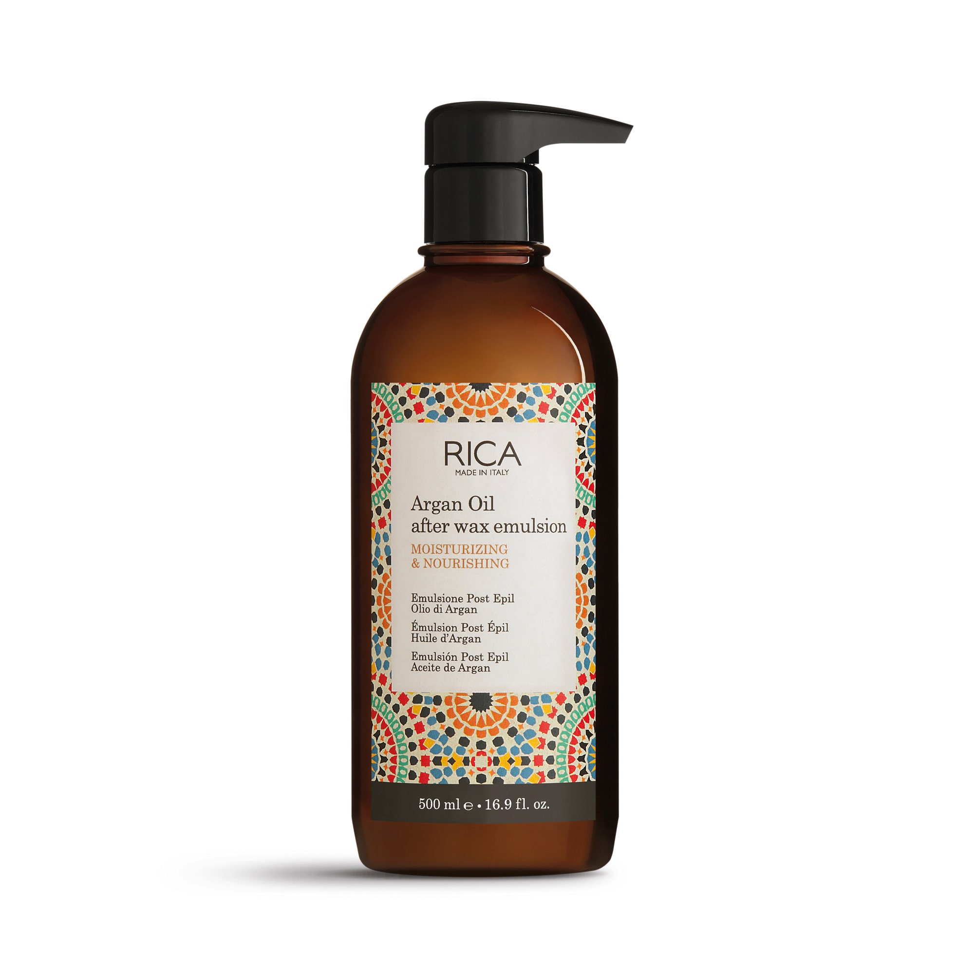 Rica Cosmetics Argan Oil After Wax Emulsion | 500 Ml