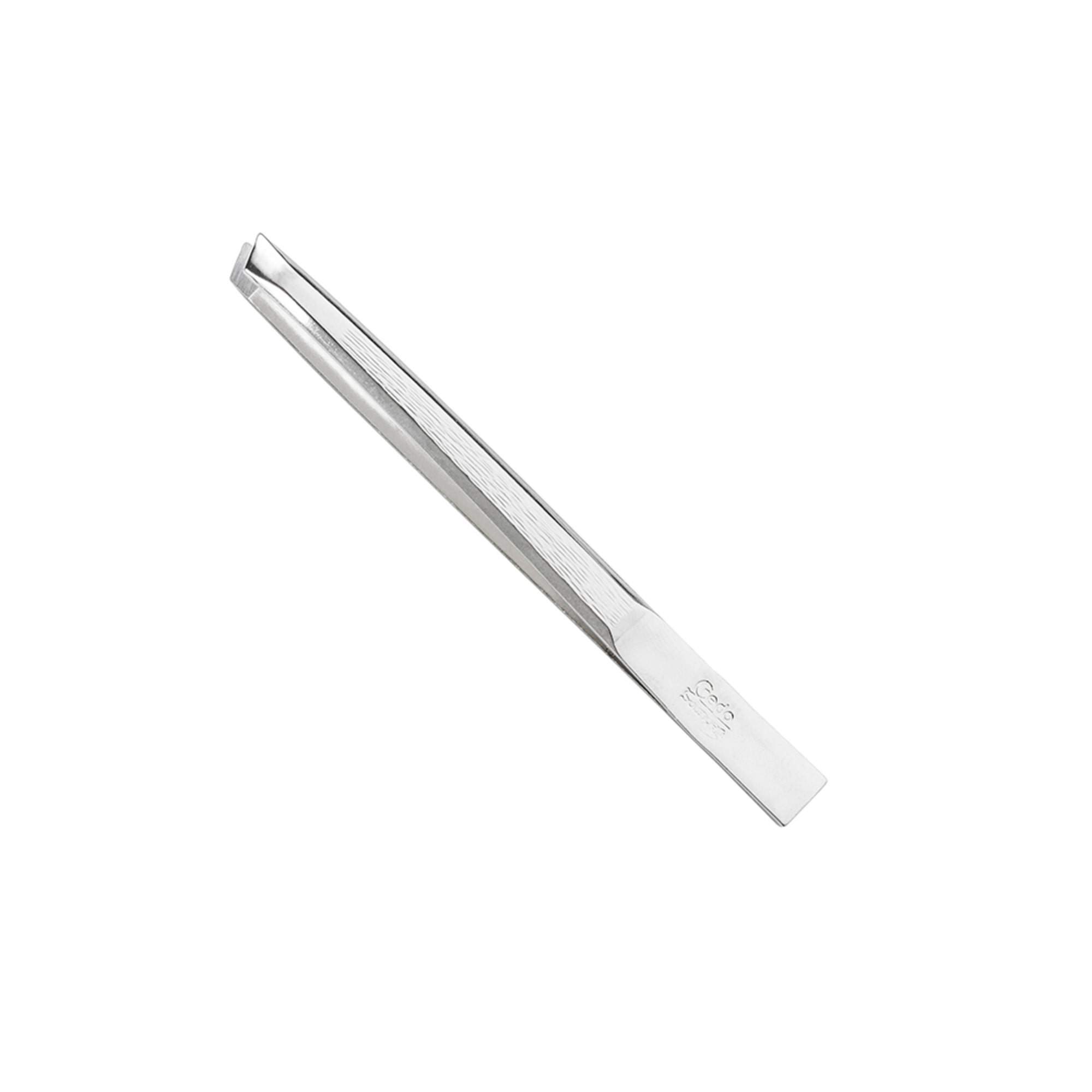 Credo Solingen Tweezer 3&quot; Lopsided Nickel Plated | 1 Pc