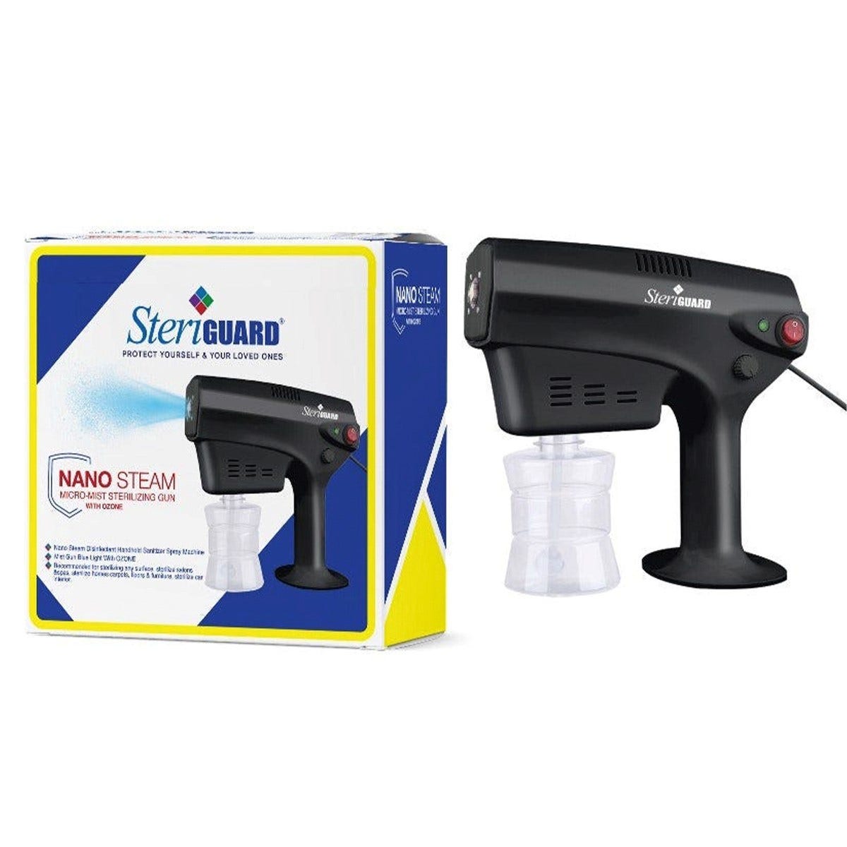 Steriguard Nano Steam Gun Machine | Black Ax-040H