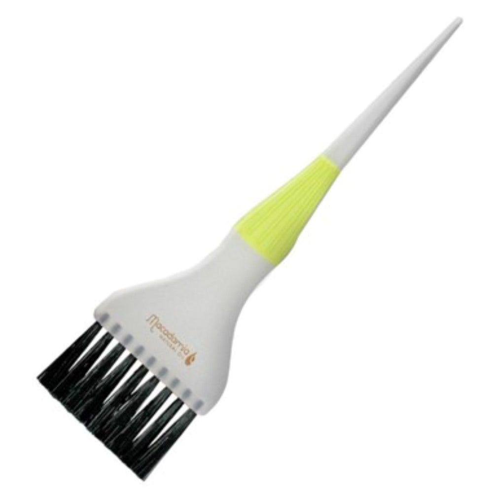 Macadamia Natural Tint Brush Transp Handl W/Grn Ruber Grip