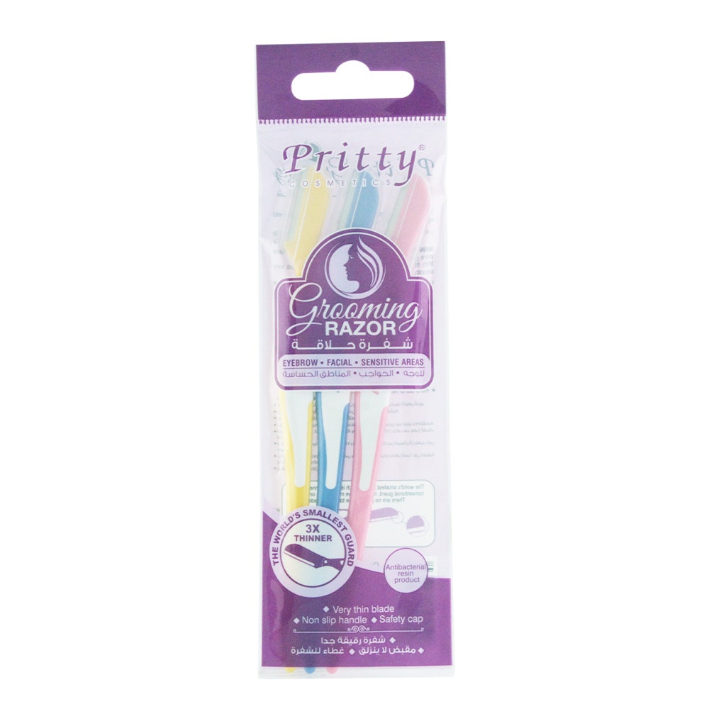 Pritty Razor Eye Brow 3Pc/Pack Fmlv-3Pe