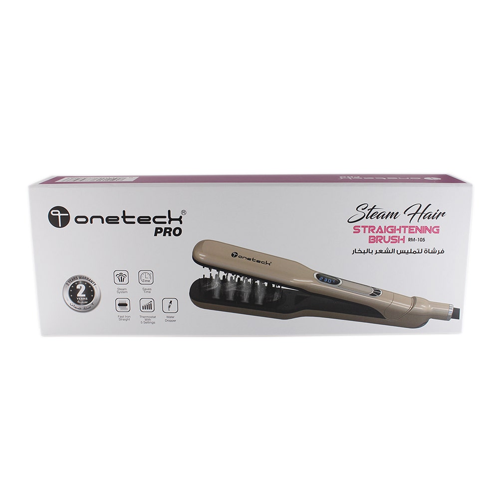 Onetech Steam Hair Straightening Brush