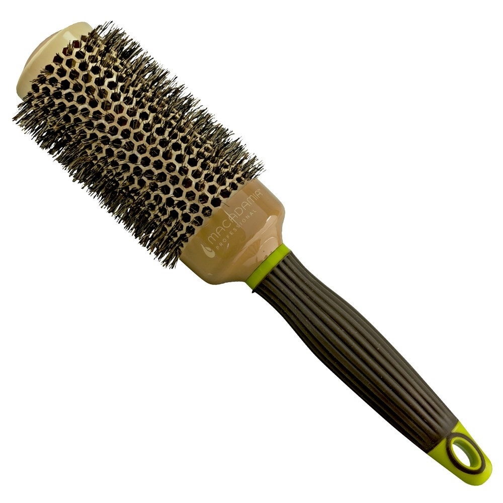 Macadamia Natural Bristle Ceramic Round Brush | 43 Mm