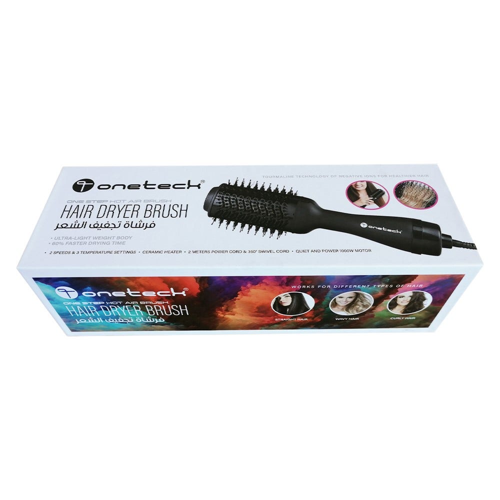 Onetech One Step Hot Air Brush Bm-13 | Black