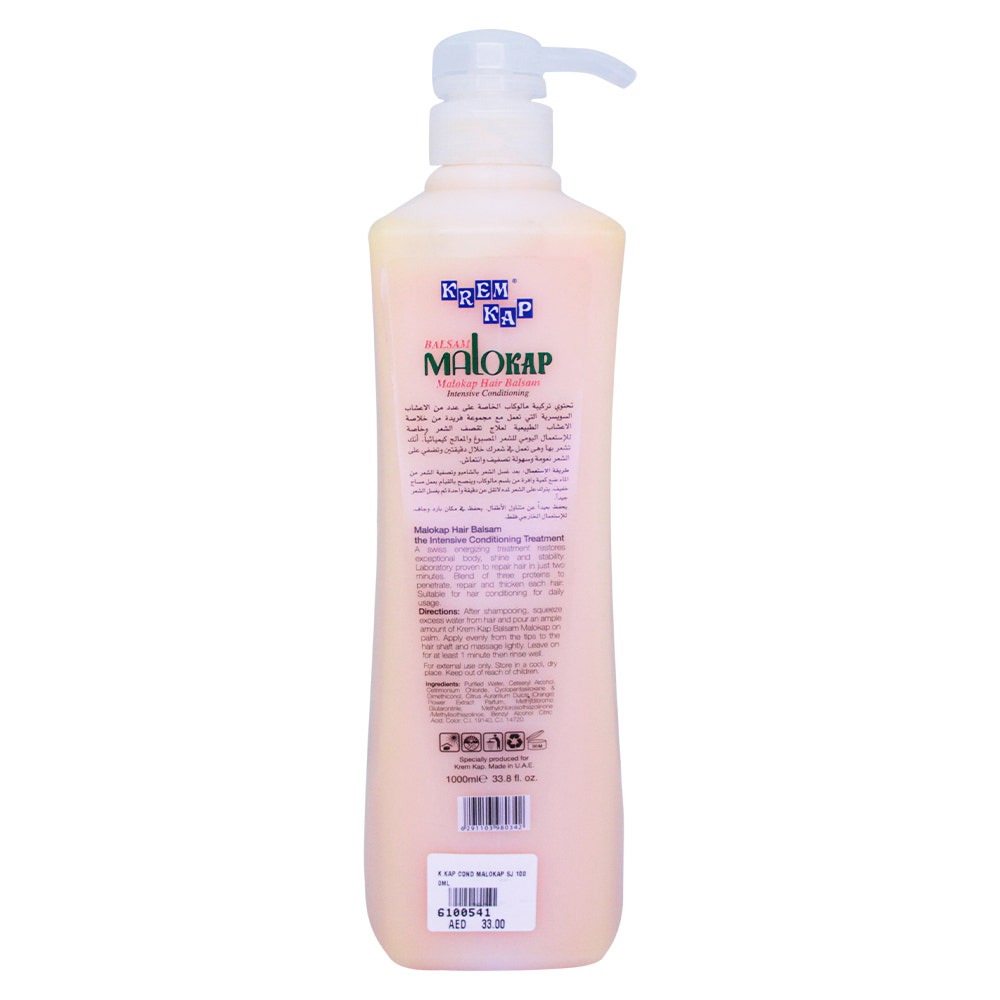 Krem Kap Malokap Hair Balsam Hair Conditioner | 1000 Ml