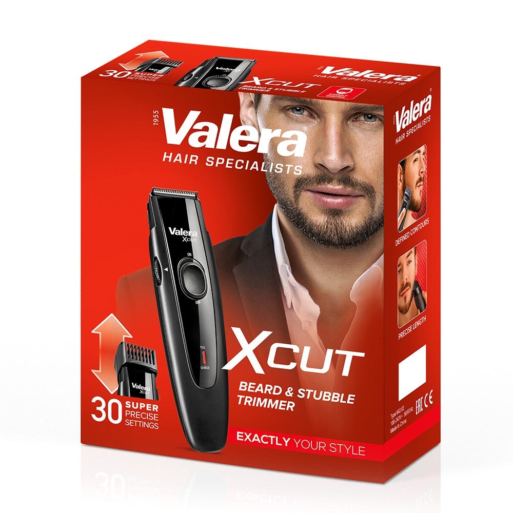 Valera Trimmer X-Cut Personal Beard&amp;Stubble Blk