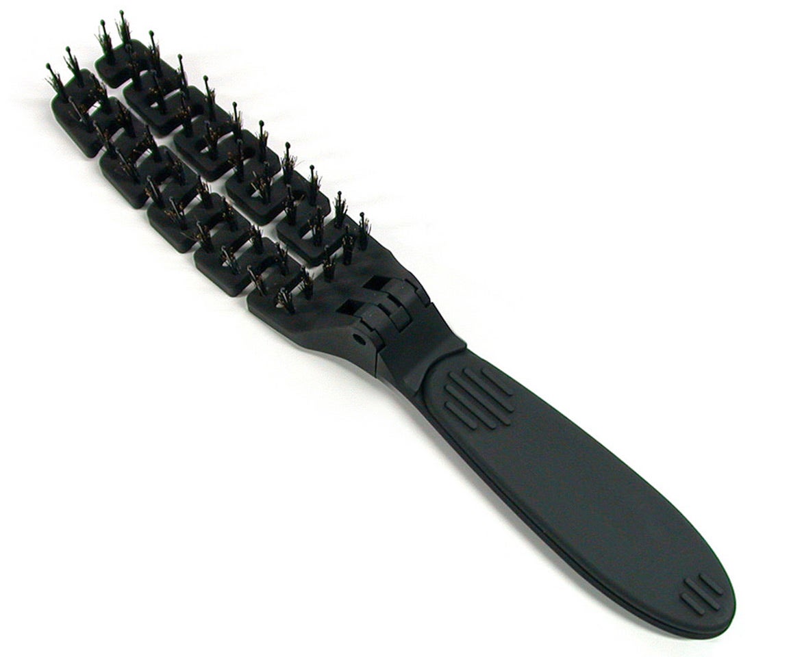 Onetech Folding Hair Brush With Mirror