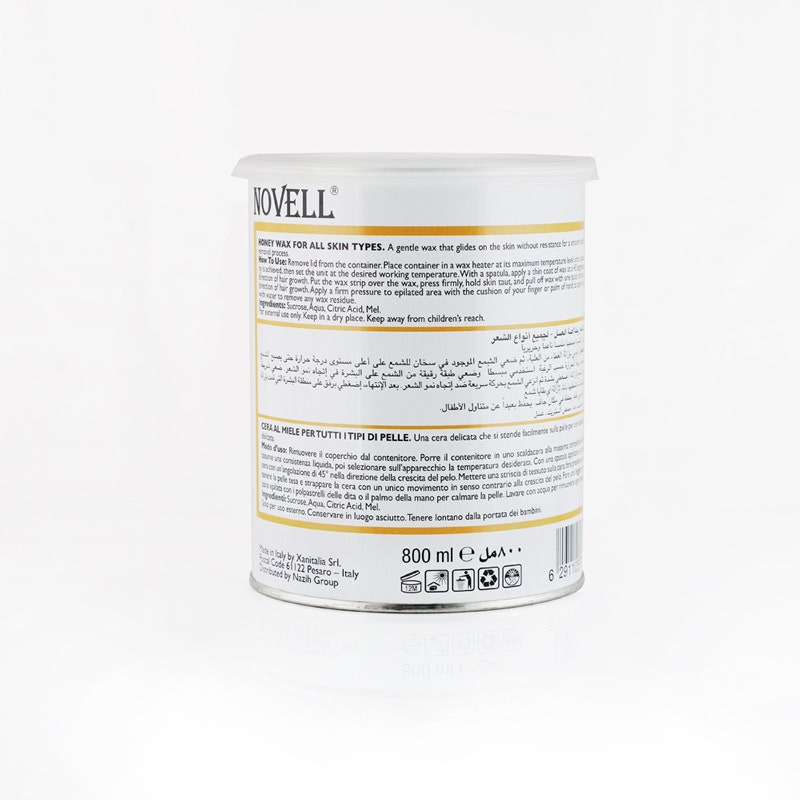 Novell  Hydrosoluble Wax Honey | 800 Ml