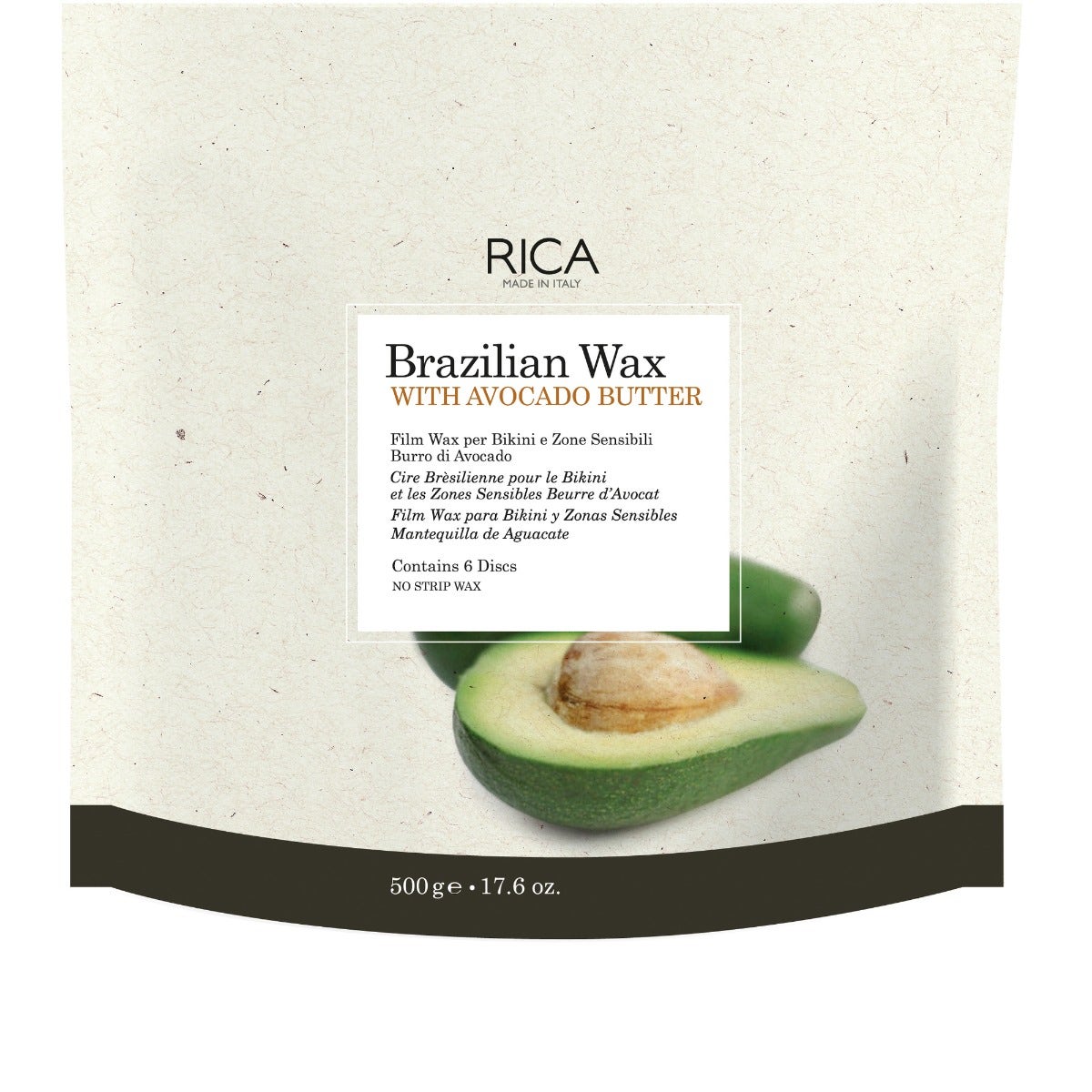 Rica Cosmetics Avocado Butter Brazilian Wax