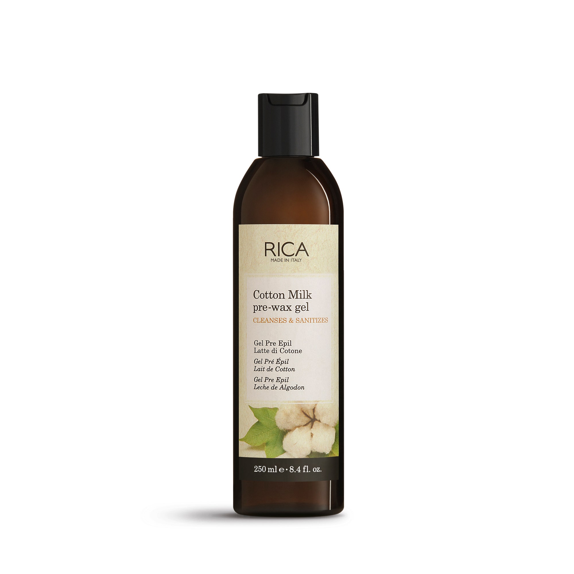 Rica Cosmetics Cotton Milk Pre Wax Gel | 250 Ml