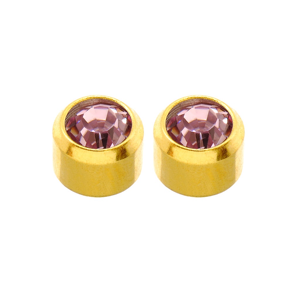 Caflon Singles Birthstone June Gold Plated Earring