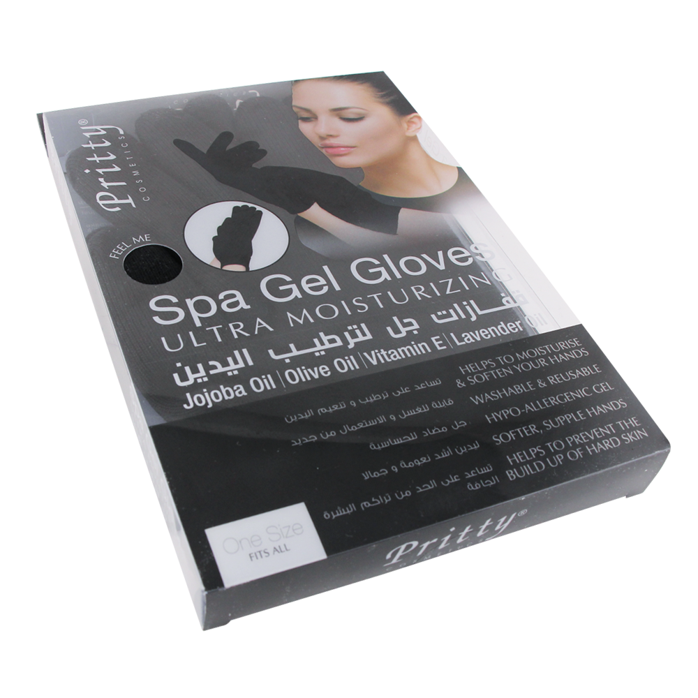 Pritty Spa Gel Hand Gloves Black