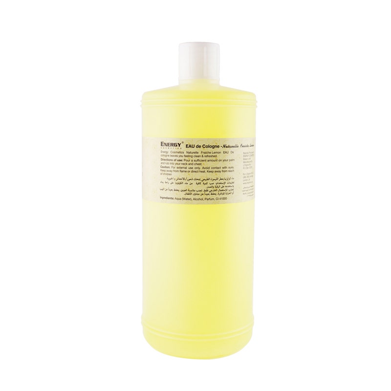 Energy Cosmetics Lemon Fresh Eau De Cologne| 1 Ltr