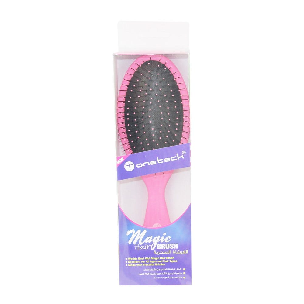 Onetech Magic Hair Brush | Pink / Blue / Black- 1 Pc