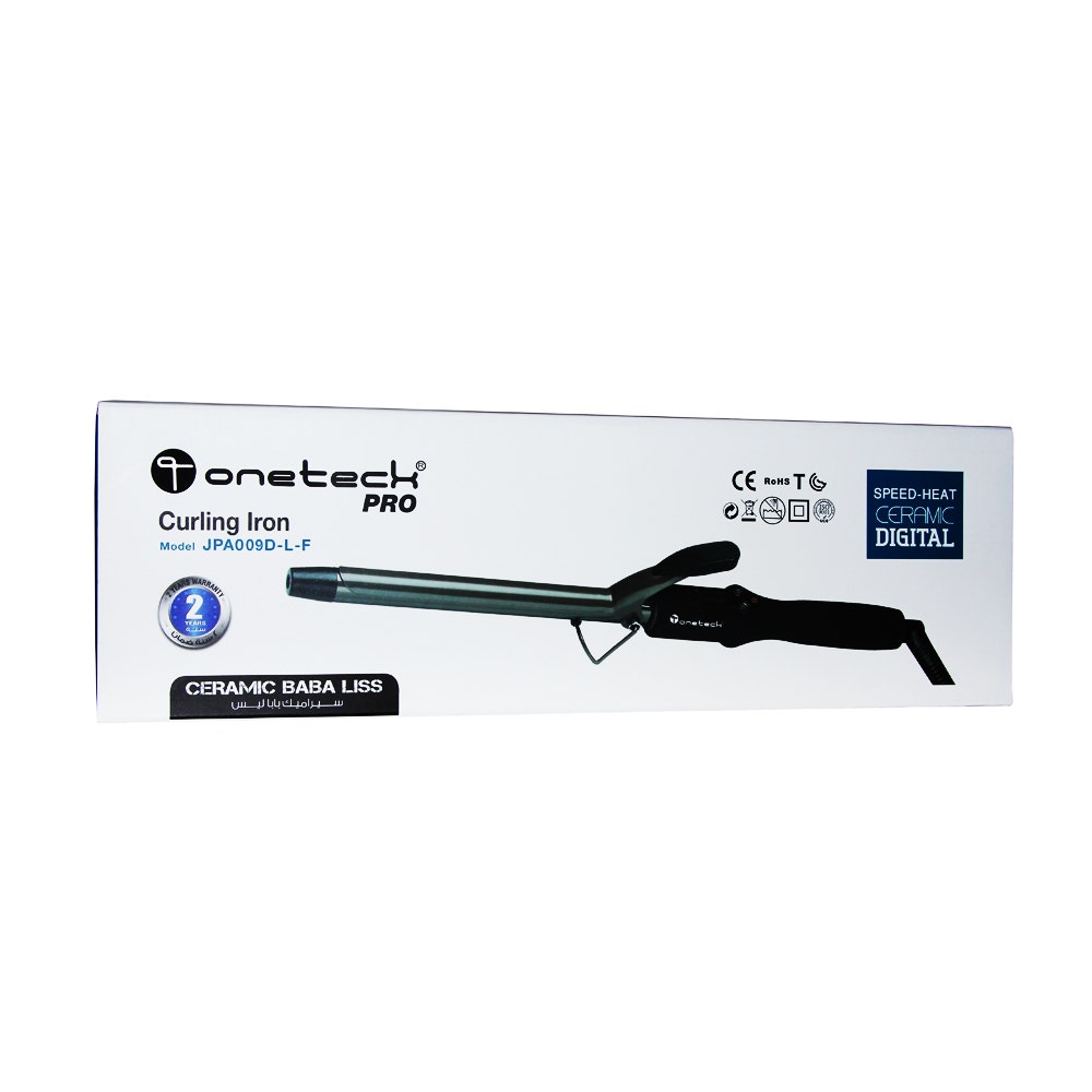 Onetech Curling Iron | Black- 19X186 Mm