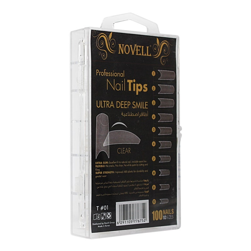 Novell Nailtip | Clear - 100 Tips