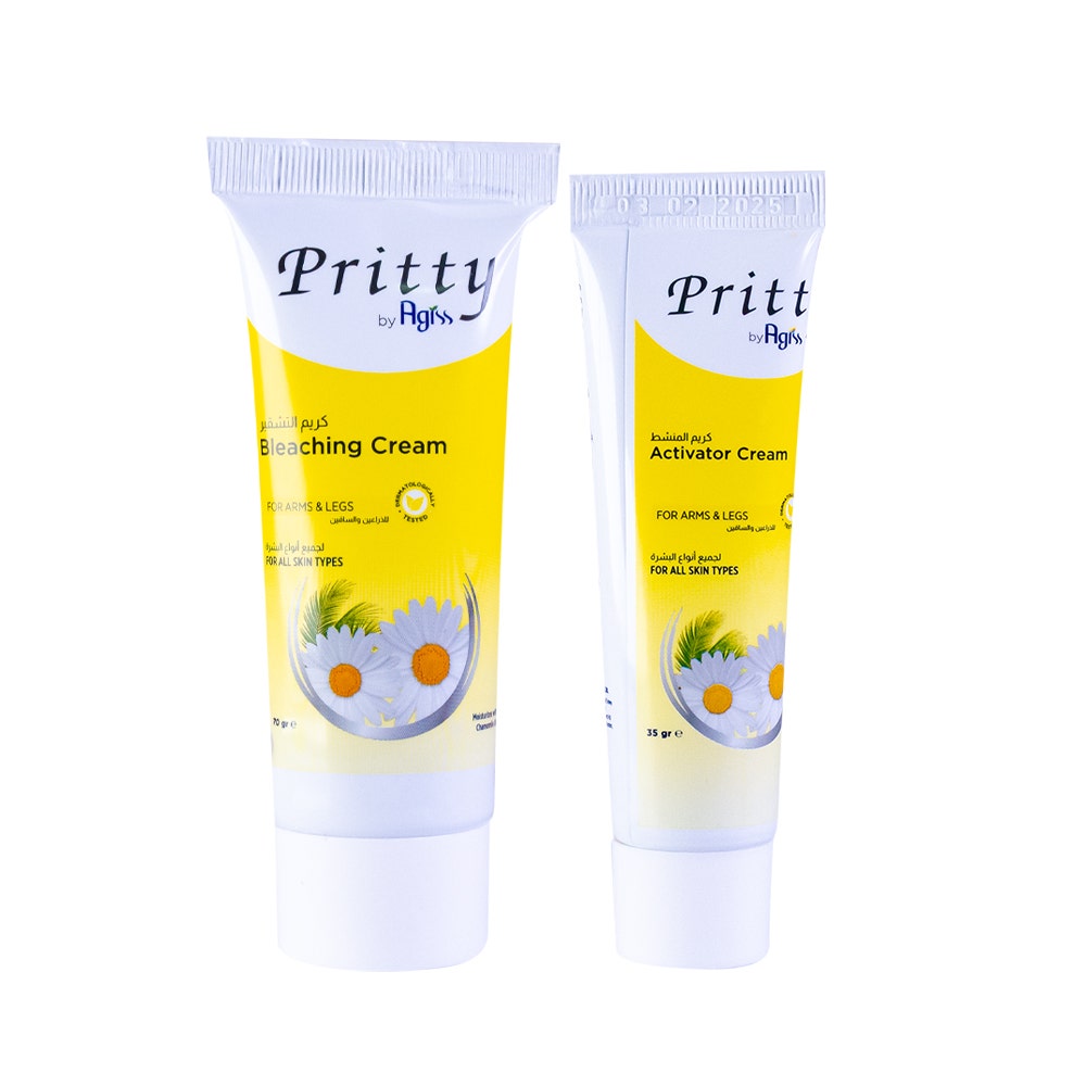 Pritty Hair Bleach Cream All Skin | 70gblcrm+35gact