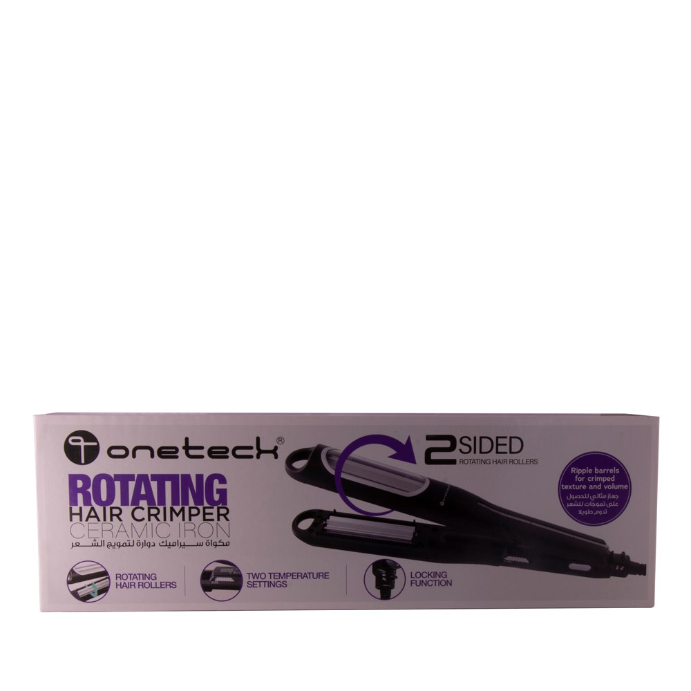 Onetech Rotating Hair Crimper Ceramic Iron Hs-001