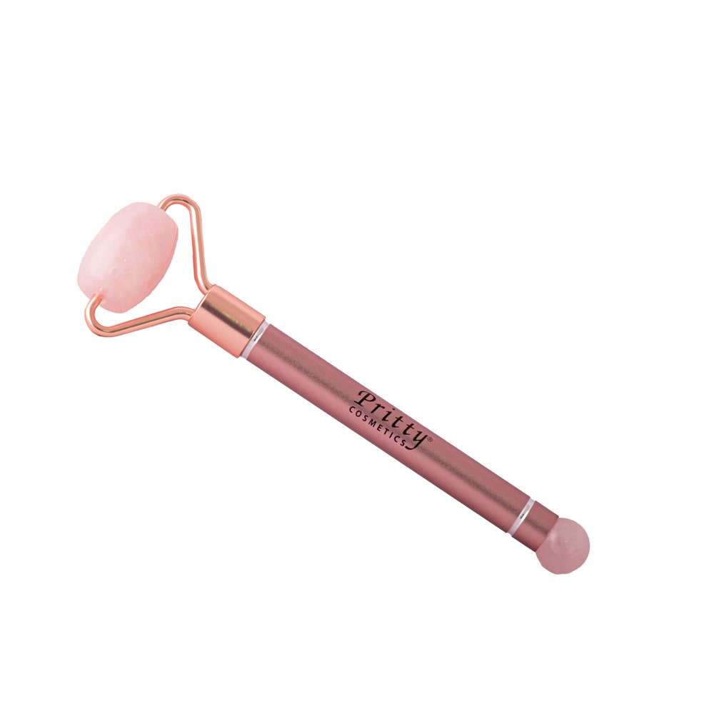 Pritty Face Roller Kit Rose Quartz 5 In 1