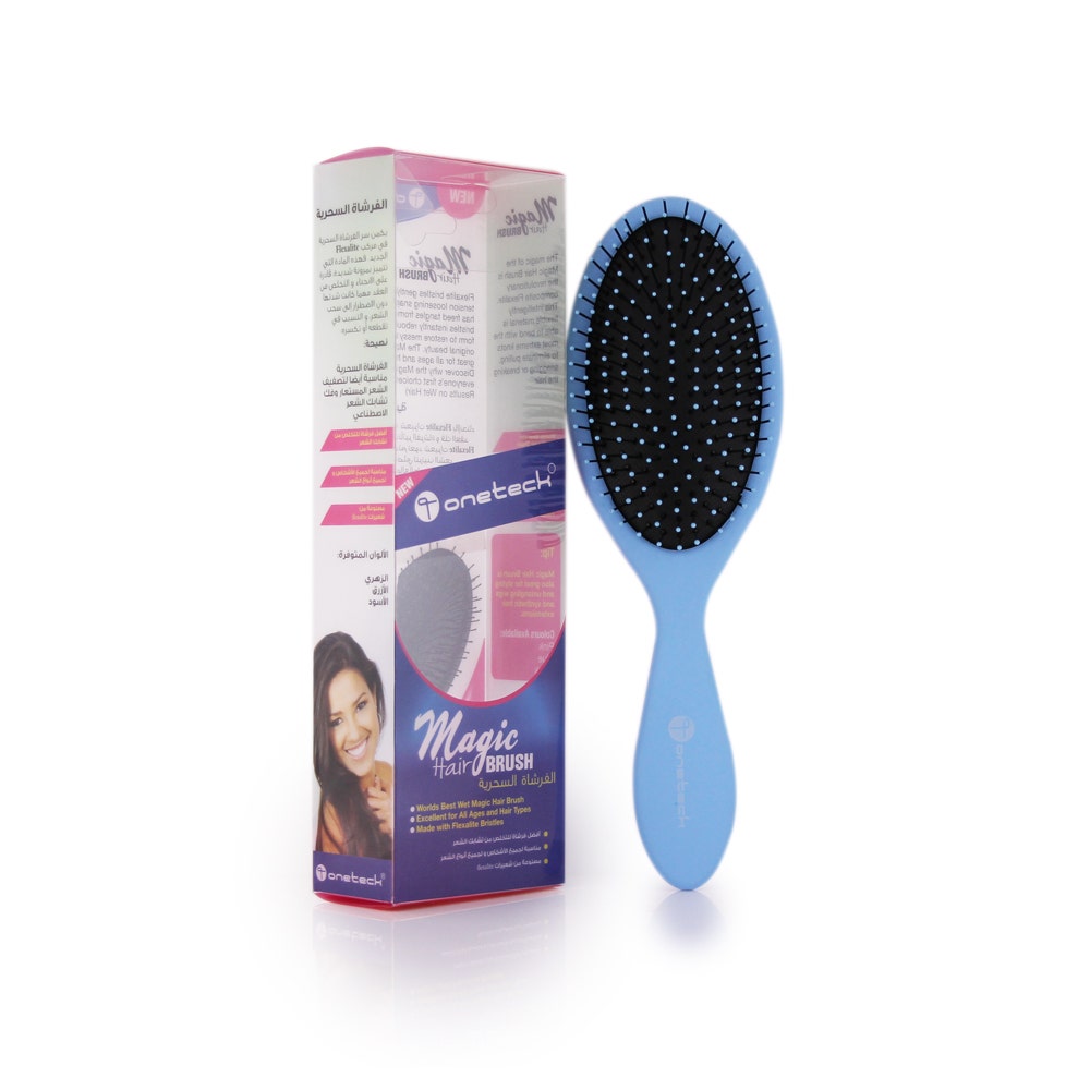Onetech Magic Hair Brush | Pink / Blue / Black- 1 Pc