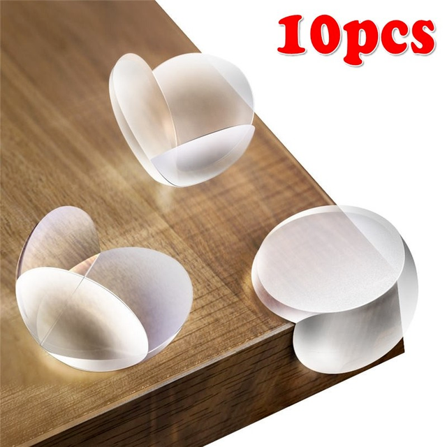 10pcs Baby Child Safety Silicone Table Corner Edge Protection Cover Children Anti-collision Edge Guards