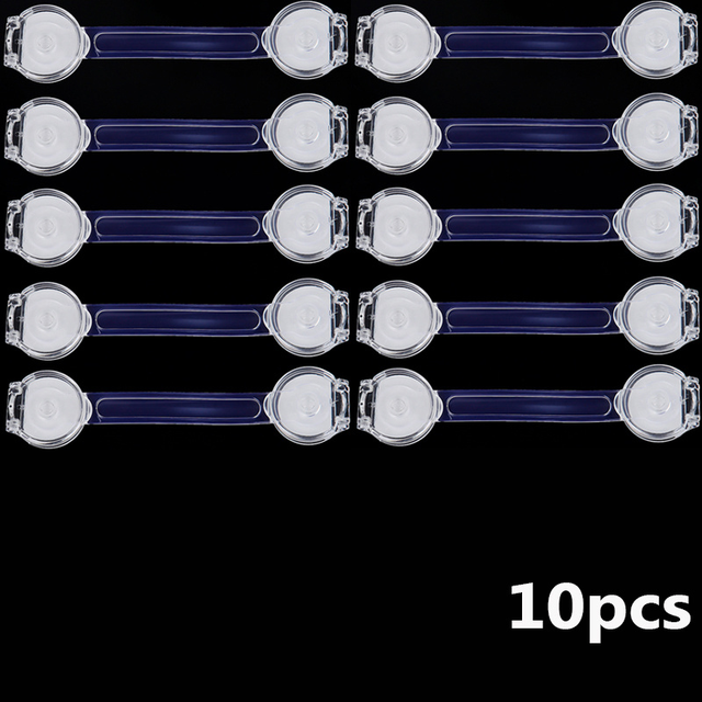 10 قطعة خزانة أطفال أقفال حزام قفل للدرج الطفل مكافحة فتح الثلاجة قفل المنزل الطفل مكافحة قرصة السلامة حماية مشبك