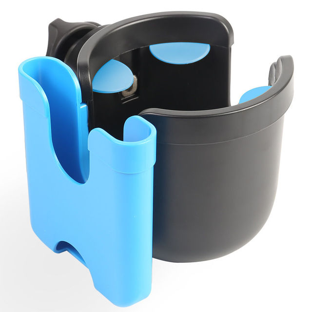 2-in-1 Stroller Cup Holder With Phone Holder Universal Cup Holder For Stroller Stroller Accessories For Buggy Pushchair